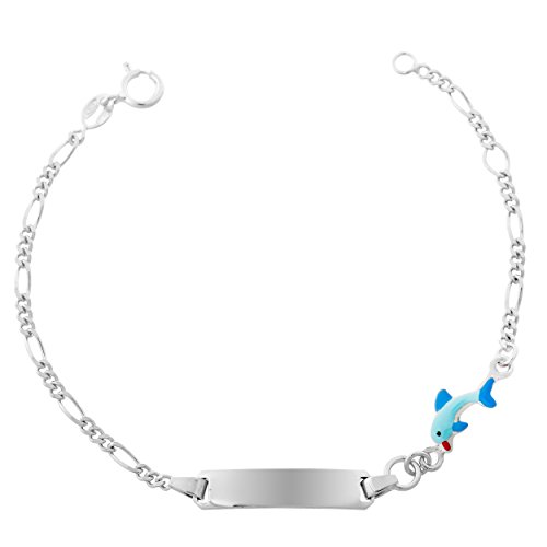 Orphelia Kinder-Armband 925 Silber rhodiniert 17 cm-ZA-7151