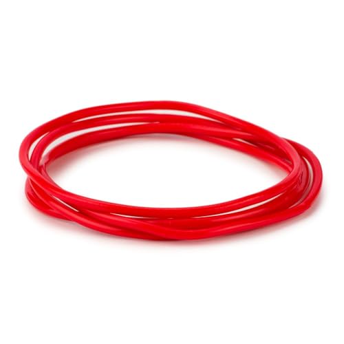 JOE COOL Armband 4 Stück rot Made mit Gummy Gummi