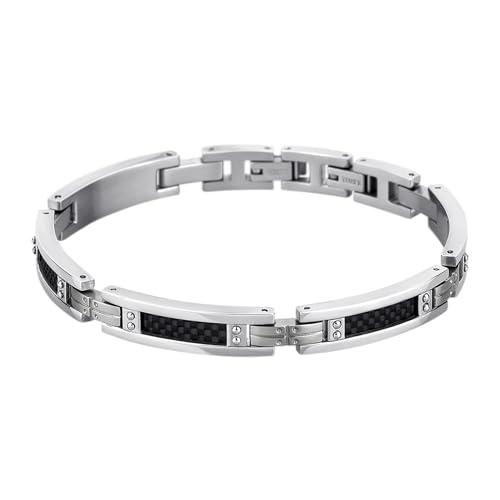 LOTUS STYLE Armband LS1650-2/1 Men In Black Edelstahl 203.00 mm für Herren