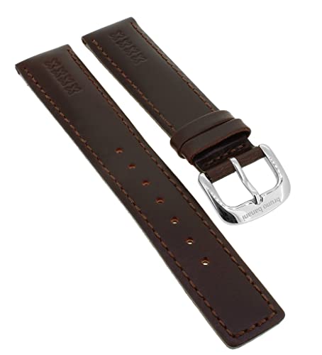 Bruno Banani Uhrenarmband 18mm aus Leder in braun mit Naht CD3194