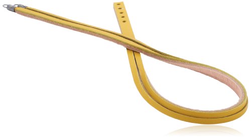Trollbeads Damen-Armband gelb-rose Leder 925 Sterling Silber 41 cm TLEBR-00026