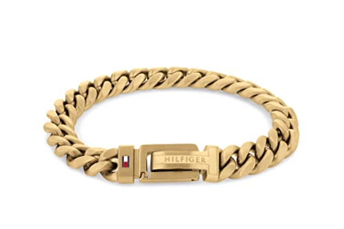 Tommy Hilfiger Jewelry Gliederarmband für Herren aus Edelstahl - Erhältlich aus Gold oder Silber