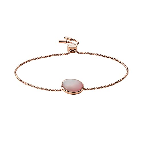 Skagen Damen-Edelstahlarmband mit Schieberverschluss