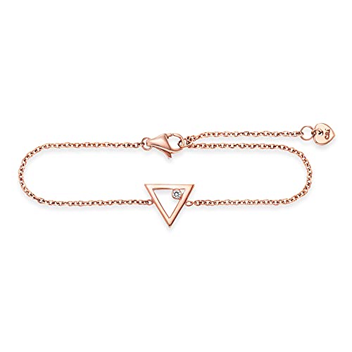 cai 925/  Silber 16+3cm Glänzend Zirkonia rot 273260086 19