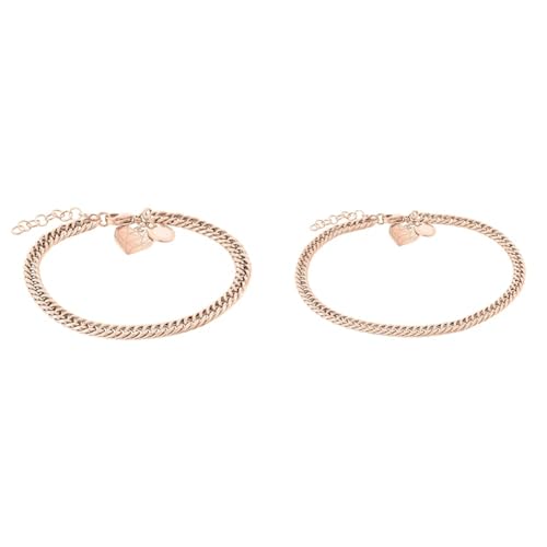 Liebeskind Armband LJ-0856-B-21 IP Roségold & Fußkette LJ-0860-A-25 IP Roségold