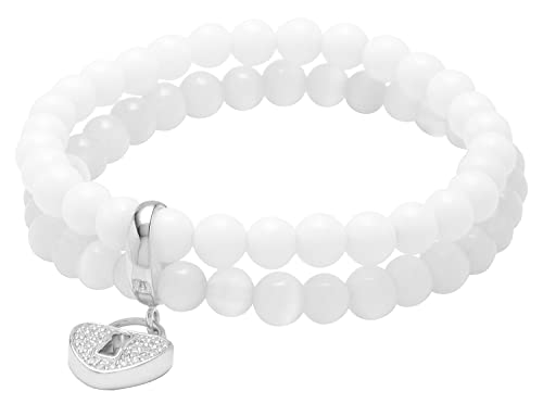 Fossil Damen-Armband Stretch Silber JF17963040