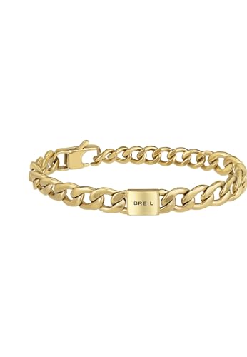 Breil Juwel Sammlung LOGOMANIA, ARMBÄNDER aus HERREN in FARBIGER STAHL Farbe GOLD messen 22 - TJ3069