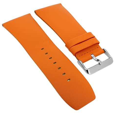 Bruno Banani Ersatzband 34mm orange glatt Leder DT6 100 304 DT6 102 302 DT6 900 308