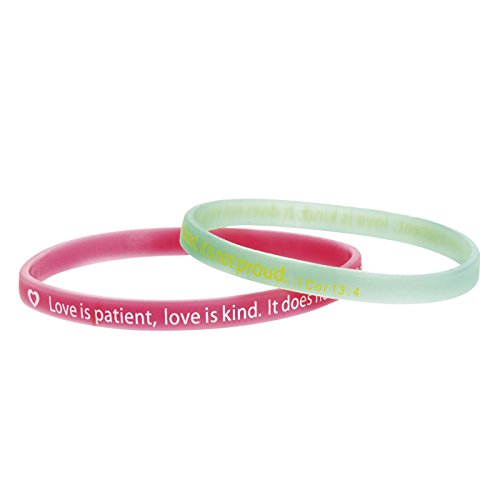 Christliche Geschenkideen °* Doppel-Armband Love is Patient. Liebe ist geduldig 1. Korinther 13
