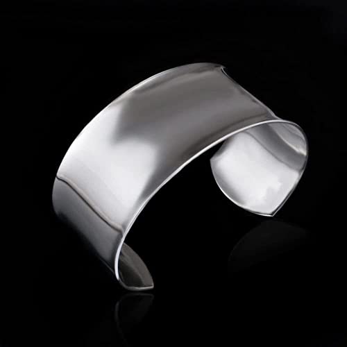 Hoixin Armband for Frauen, Freundschaftsarmband, Armbänder for Frauen, Frauen-Versilberungsarmba nd, kreativ, glänzend, weit offen, Freundschaftsarmband, Damen-Silberschmuck, Geschenke (Color