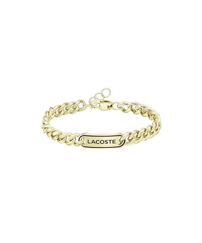 Lacoste Gliederarmband für Herren Kollektion DISTRICT aus Edelstahl - Erhältlich aus Gold oder Silber
