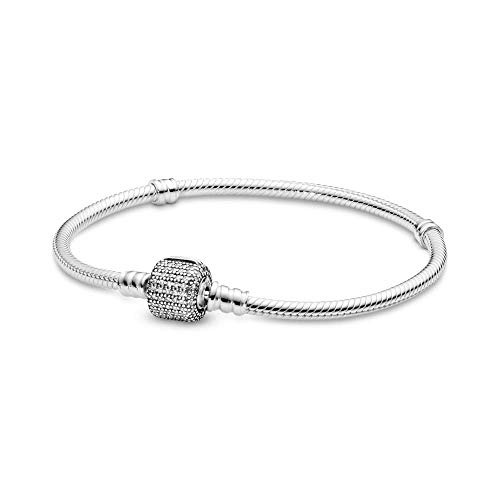 PANDORA - Armband mit Pavé Kugelverschluss, 590723CZ-21
