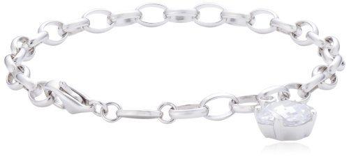 Fossil Damen-Armband 925 Sterling Silber 18,5 cm JFS00121040