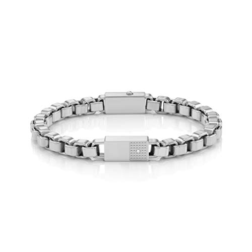 Nomination Style Armband aus Edelstahl und Diamanten – 19,5 cm