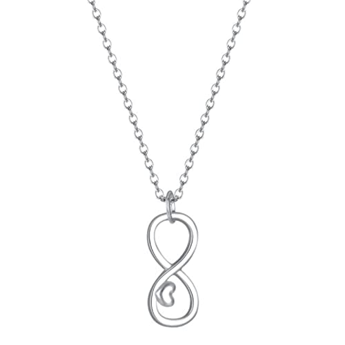 CHOUBAGUAI Armband CZ Infinity Armbänder für Frauen Freundschaft Paar Armbänder acht Form Charm Kette Armbänder Armreifen-TH-PA735-S