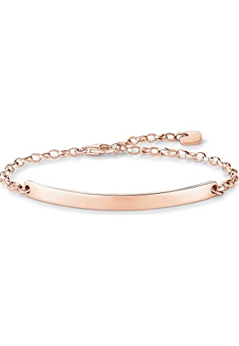 Thomas Sabo Damen-Armband Love Bridge Classic Silber vergoldet 19 cm-LBA0098-415-12-L19v