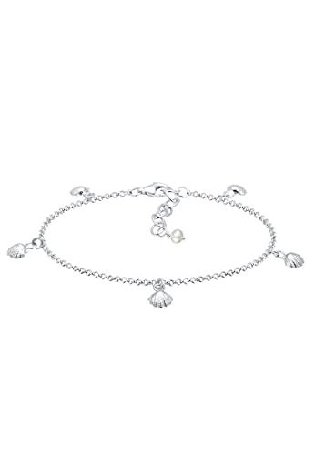 Elli Armband Damen Muschel Maritim Meer Sommer in 925 Sterling Silber