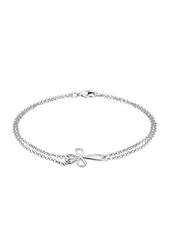 Elli Armband Damen Kreuz Anhänger Basic aus 925 Sterling Silber