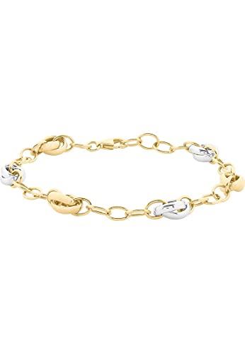 CHRIST Damen-Armband 585er Gelbgold, 585er Weißgold One Size 86396955