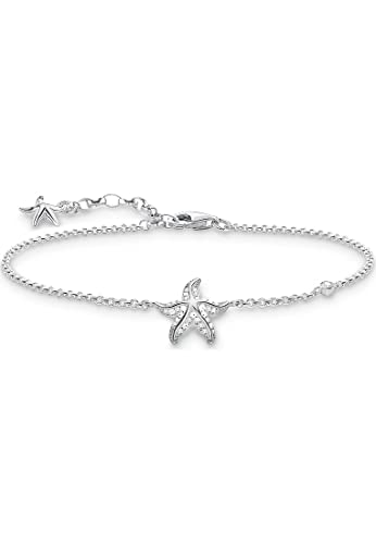 THOMAS SABO Damen-Armband 925er Silber Farbstein One Size 87560996