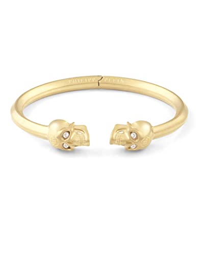 Philipp Plein Herren Armband Armreif Edelstahl IP Gold 3D Skull PJ8AA07BS