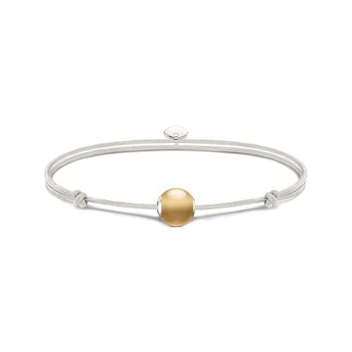 THOMAS SABO 2 Armband Karma Secret mit braunem Achat Bead 925 Sterlingsilber, Nylon A2121-130-16