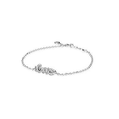 PANDORA Damen-Armband 925 Silber Zirkonia transparent 18.0 cm - 590510CZ-18