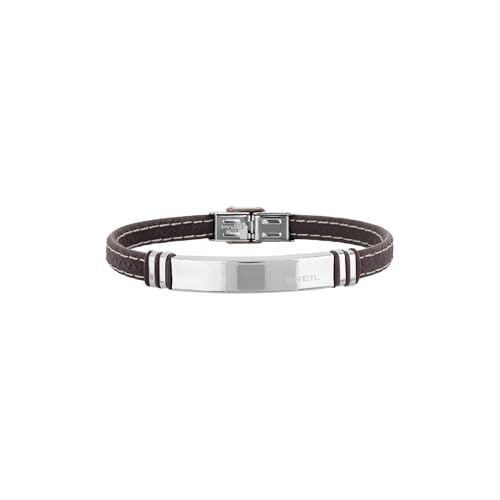 Breil - Armband für Herren - Savage Collection - Edelstahl und Silikonarmband - Länge 22 cm