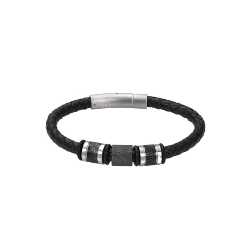 iXXXi Men Lederarmband John mattes Silber | 21cm