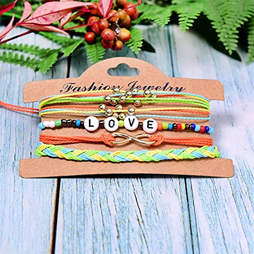 XXXXW Armbänder für Damen 4 stücke Boho Charme Armband für Frauen böhmischen Freundschaft Mode trendy Femme schmuck