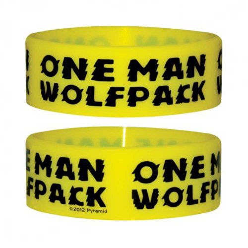 empireposter Hangover, The   One Man Wolfpack   Silikon Armband für Sammler   Wristbands   Breite: 24mm, Durchmesser: 65mm, Dicke: 1mm