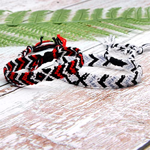 ZEDINGONELINE Mode-Armbänder Böhmische Handwebart Freundschaft Armbänder für Frauen Mode Unisex Geflochtene Chic Femme Paar Schmuck Geburtstagsgeschenk