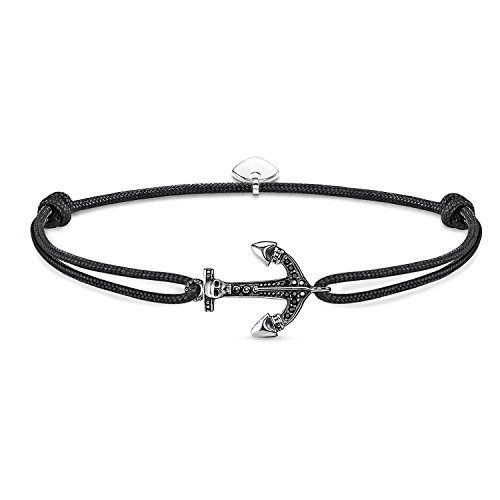 Thomas Sabo Herren Armband Little Secret Anker geschwärzt 925 Sterling Silber LS055-889-11-L22v