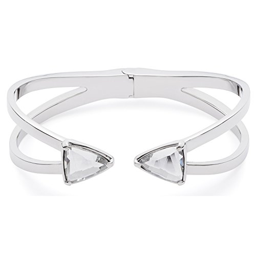 LEONARDO HOME Armspange - Edelstahl Kristall - Bangle - Armreif - farblos