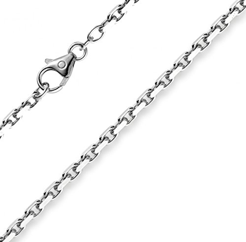 3mm Armband Armkette Ankerkette 585 Gold Weißgold Goldarmband 21cm Unisex