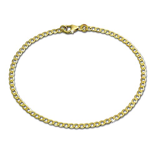 SilberDream GoldDream 19cm Damen Herren Armband Panzer 8 Karat 333er Gelbgold GDA0019Y Gold Armband