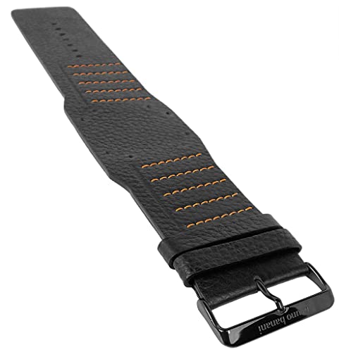 Bruno Banani Alexis | Uhrenarmband schwarz in Leder DL6 BR20963 BR20964