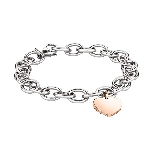 LIEBESKIND Armband mit Anhänger aus Edelstahl