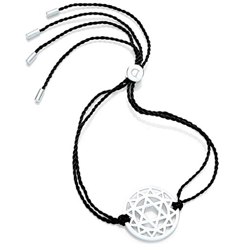 DAISY Unisex-Armband Sterling-Silber 925 Stoff 250 mm BRCHK2011PS