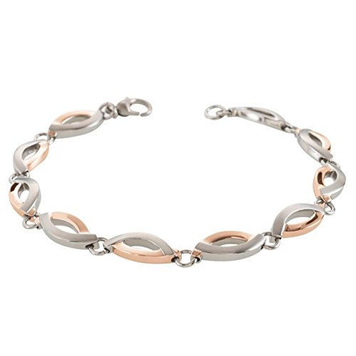 Boccia Damen-Armband Titan gebürstet 20 cm-03001-03