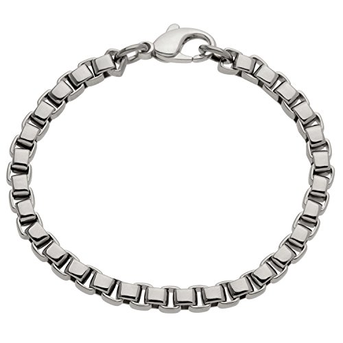 ADAMO Edelstahl-Armband Venezianer 5 mm 19 cm