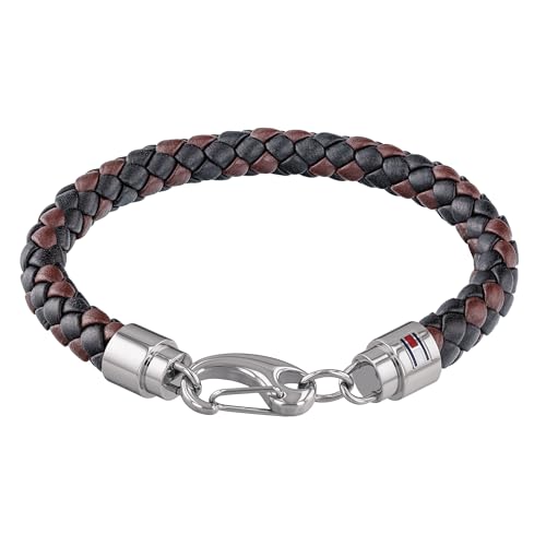 Tommy Hilfiger Jewelry Lederarmband für Herren Farben Schwarz und Braun - 2790047