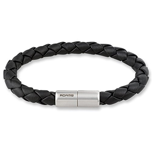 Adamo Leder Herren-Armband mit Magnetschliesse 21cm