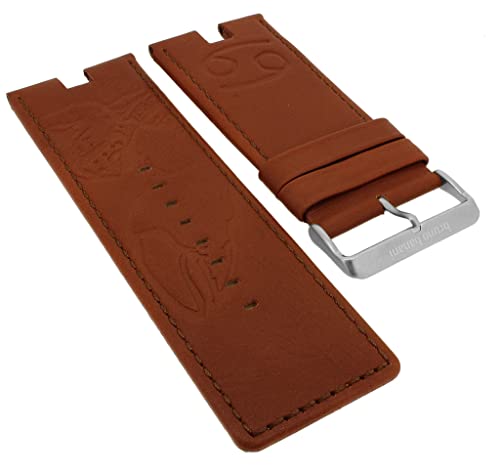 Bruno Banani Ethon Ersatzband Leder braun Sternzeichen Krebs ZE3 107 305 BR20903