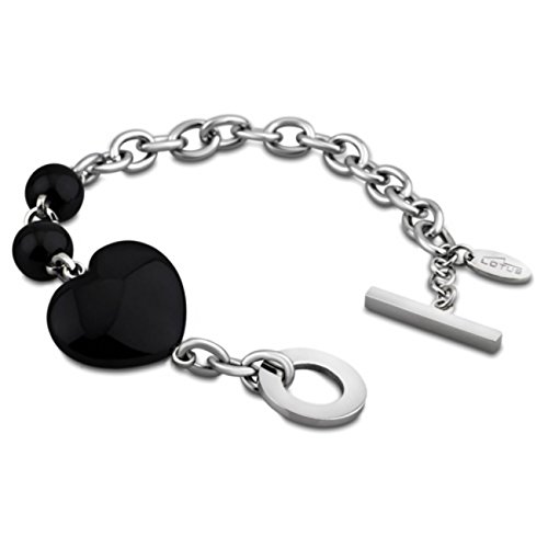  LS1367/2/4 Damen Edelstahl Keramik schwarz 21 cm