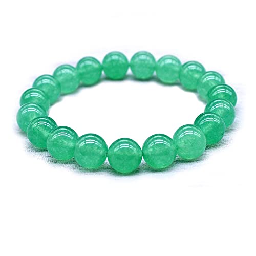 HZLXF1 Natürliche Turmalin Stein Armbänder Geeignet for Frauen Charme Stretch Runde Perle Armband Zubehör (Main Stone Color : Beads 12mm, Metal Color : .)