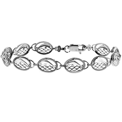Kleine Schätze - 14 Karat Delphine Weißgold Armband