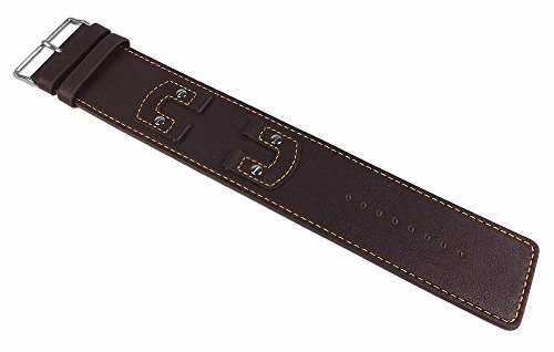 Bruno Banani Unterlagenband Uhrenarmband in XL Leder braun für XT3 Gents BR20659