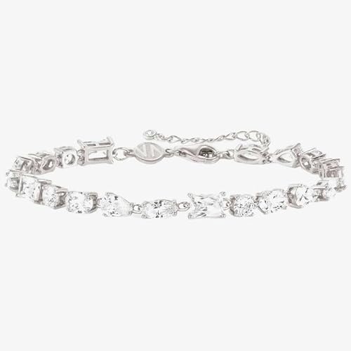 Nomination Color Wave women's bracelet 149801/008 Silver with zircons.