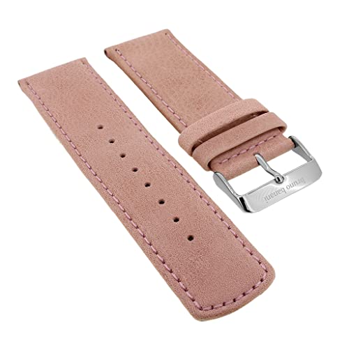 Bruno Banani Big Square Ersatzband 26mm in rosa aus Leder SQ4 009 309 BR20687 BR20685 BR20682